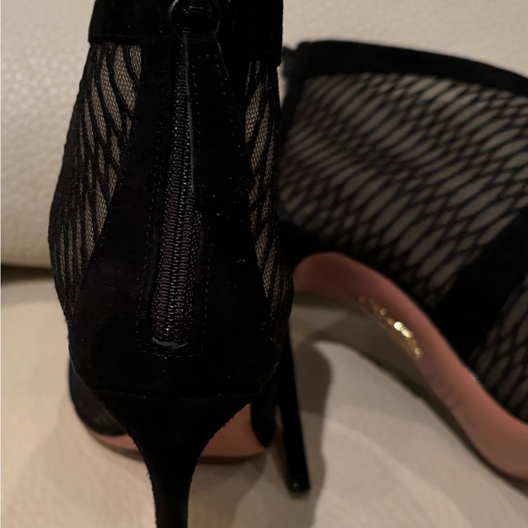 Aquazzura black bootie, black mesh. Size 38. - Picture 4 of 9